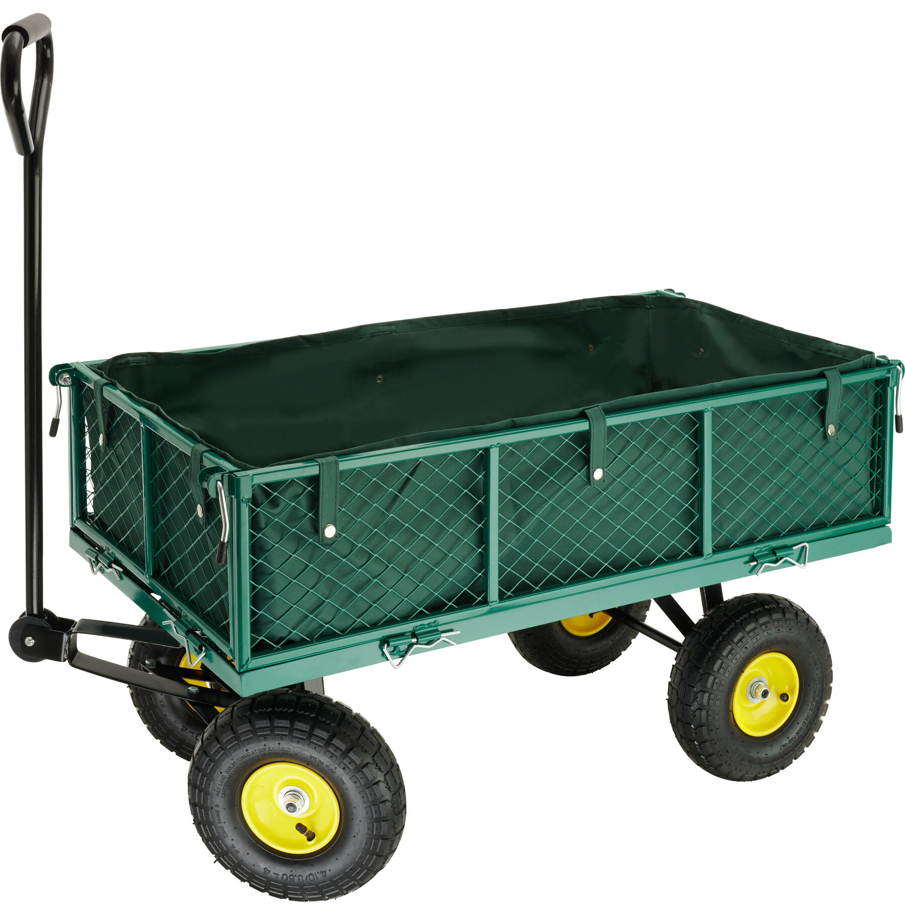 tectake Zahradní přepravní vozík 350KG - zelená