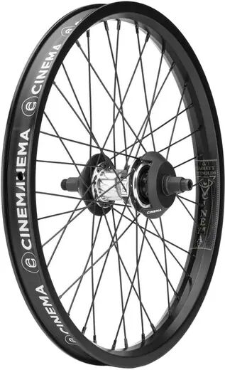 Cinema 888 20" Freecoaster BMX Zadní Kolo (Black/Polished - Left hand drive)