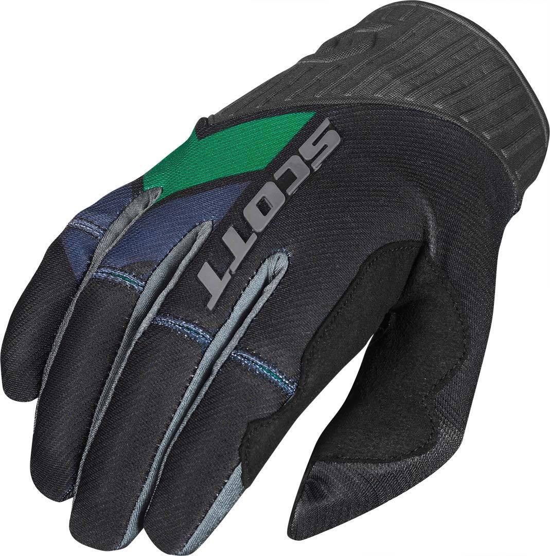 Scott 450 Podium Motokrosové rukavice 2017 M Černá Zelená