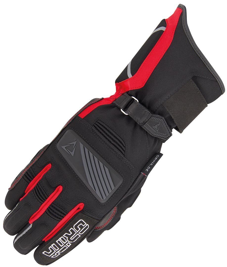 Orina Blizzard Nepromokavé motocyklové rukavice XL Černá červená
