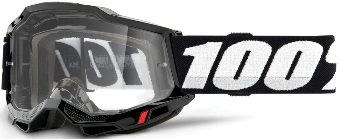 100% Accuri II Motokrosové brýle Jedna velikost Černá