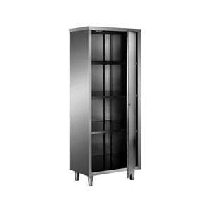 Edelstahl-Lagerschrank mit 1 Flügeltür, 500x600 mm, AISI 430