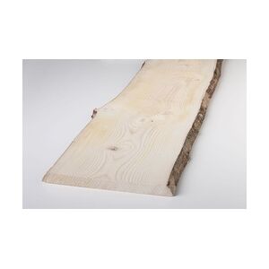Weitere Massivholzbrett Weißtanne mit Baumkante 200 x 36 - 40  cm, 28 mm