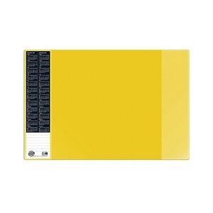 Veloflex Schreibunterlage VELOCOLOR, gelb, mit seitlichen Taschen, 40 x 60 cm