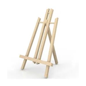 Intirilife Tischstaffelei aus Buchenholz 23 x 40 cm - Klappbarer Bildhalter Foto-Ständer Dreibeinige Sitzstaffelei