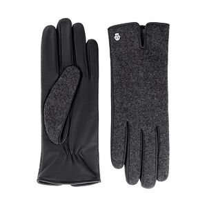 ROECKL Handschuhe Grünwald für Damen Loden-Leder Black