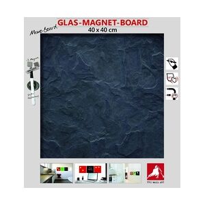Weitere Glas-Magnetboard schiefer, 40 x 40 cm