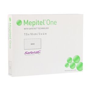 ACA Müller / ADAG Pharma MEPITEL One 7,5x10 cm Silikon Netzverband 10 Stück