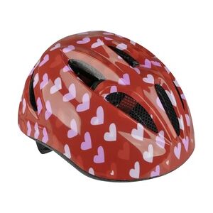 Fischer Fahrradhelm Kinder Herz XS/S rot mit Herzen