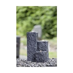 Heissner Gartenbrunnen Neptun 59 x 43 x 15/25/40 cm, schwarz