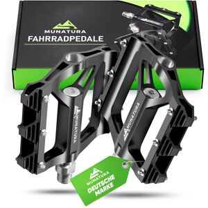 Munatura Fahrradpedale Mountainbike - Robuste Mtb Pedale Gewährleisten Sicheres - Neu Schwarz Universal