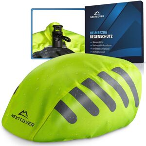 Nextcover Universal Fahrradhelm Regenschutz I 100% Wind- & Wasserdichter - Sehr Gut Gelb