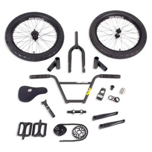 Stolen/Fiction Cassette V8 BMX Build Kit (Matte Black - Left hand drive)