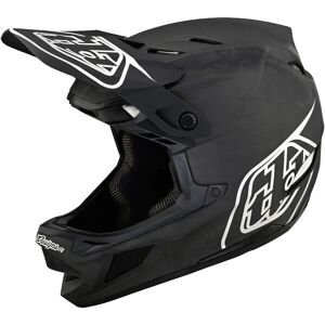 Troy Lee Designs D4 Stealth MIPS Carbon Downhill Helm - Schwarz Silber - M - unisex