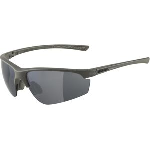 Alpina Tri-Effect 2.0 Sportbrille (321 moongrey matt, Scheibe: Ceramic mirror, black mirror/clear/orange mirror (S3-0-2))