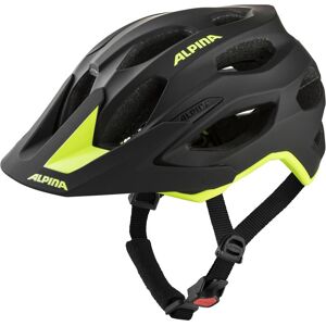 Alpina Carapax 2.0 Fahrradhelm (57-62 cm, 42 black neon/yellow matt)