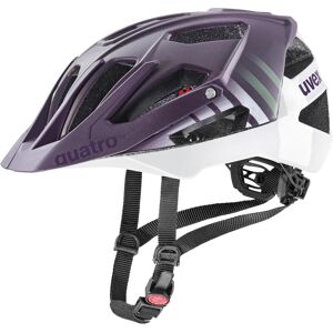 uvex Quatro cc  Fahrradhelm (56-61 cm, 01 plum/white matt)