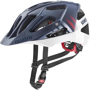 uvex Quatro cc  Fahrradhelm (52-57 cm, 02 deep space/white matt)