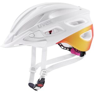 uvex True cc Fahrradhelm (52-56 cm, 03 white/peach matt)