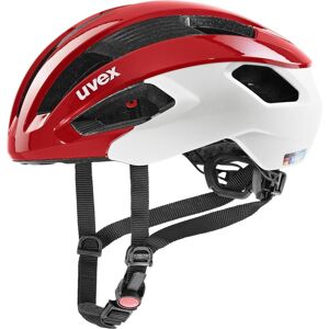 uvex Rise cc Fahrradhelm (56-59 cm, 03 red/white matt)