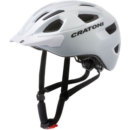 Cratoni Fahrradhelm CRATONI „City-Fahrradhelm C-SWIFT“ Helme Gr. 53/59 Kopfumfang: 53 cm – 59 cm, weiß (weiß glanz) Fahrradhelme für Erwachsene