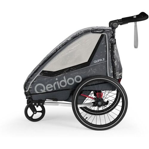 Qeridoo Fahrradanhänger Zubehör Regenschutz QUPA 2 / Sportrex 2