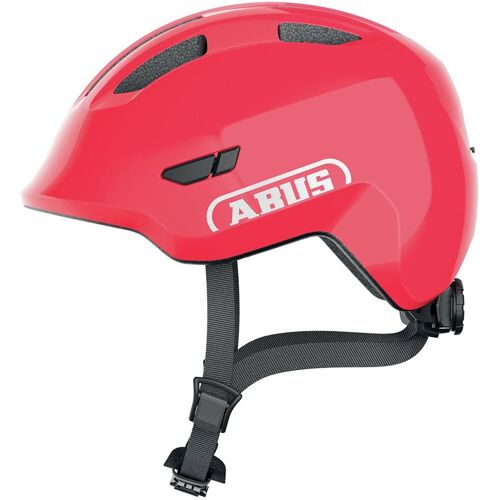 Abus Fahrradhelm – Smiley 3.0 – Glänzendes Rot – 50-54 cm – Abus Fahrradhelm