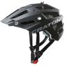 Mountainbikehelm CRATONI "MTB-Fahrradhelm AllTrack" Helme Gr. 54/58 Kopfumfang: 54 cm - 58 cm, schwarz (schwarz gummiert) Ausrüstung Zubehör Reflektoren, dreifache Höhenverstellung