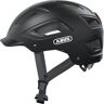 Fahrradhelm ABUS "HYBAN 2.0" Helme Gr. L Kopfumfang: 56 cm - 61 cm, schwarz (velvet black) Fahrradhelme für Erwachsene