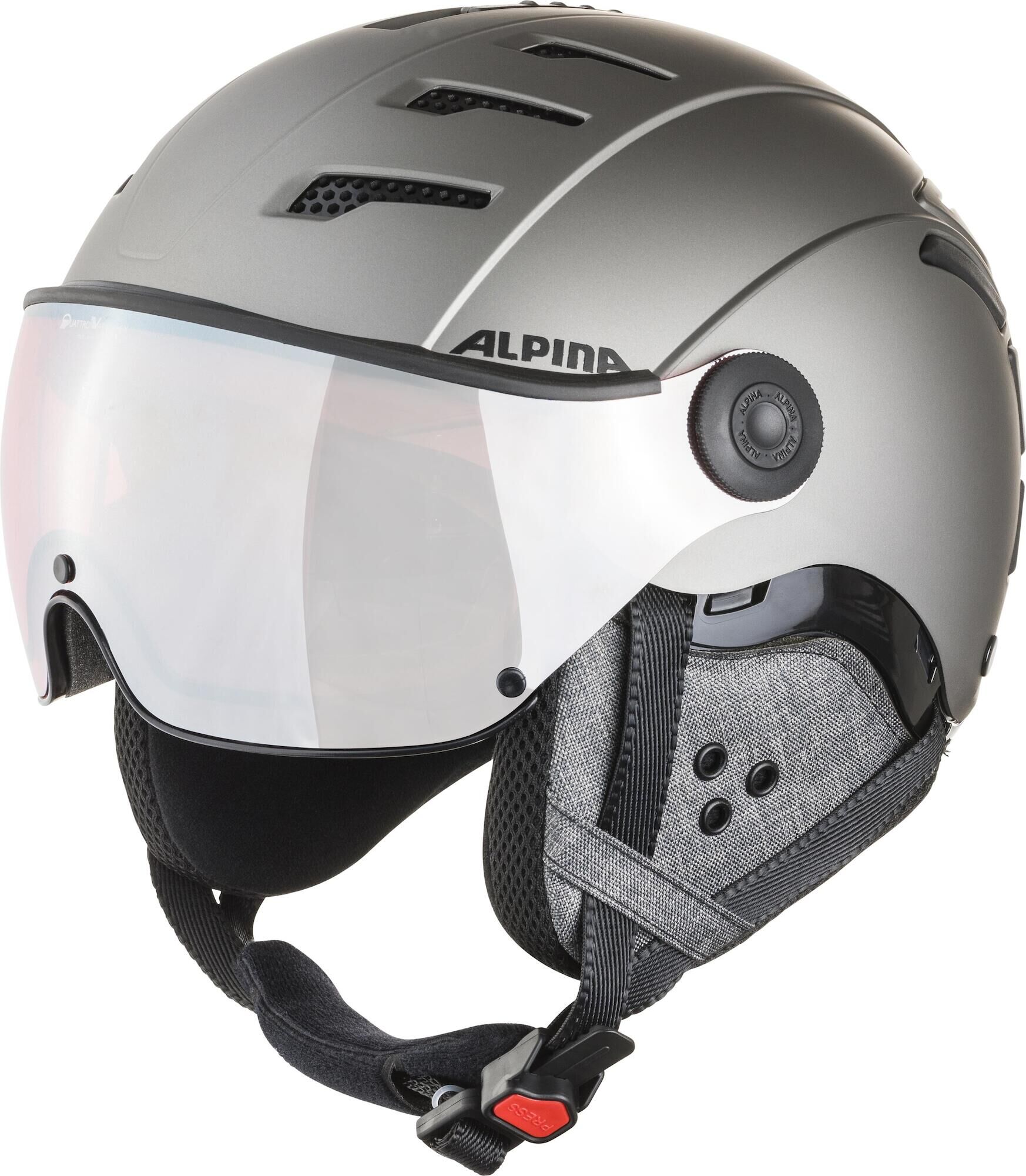 Alpina Jump 2.0 QVM gunmetal matt - silber (34) 52-54 cm