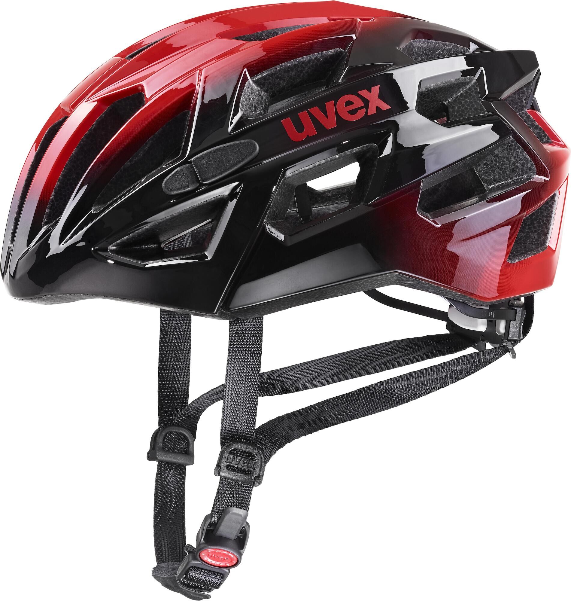 Uvex Race 7 black red (05) 51-55 cm