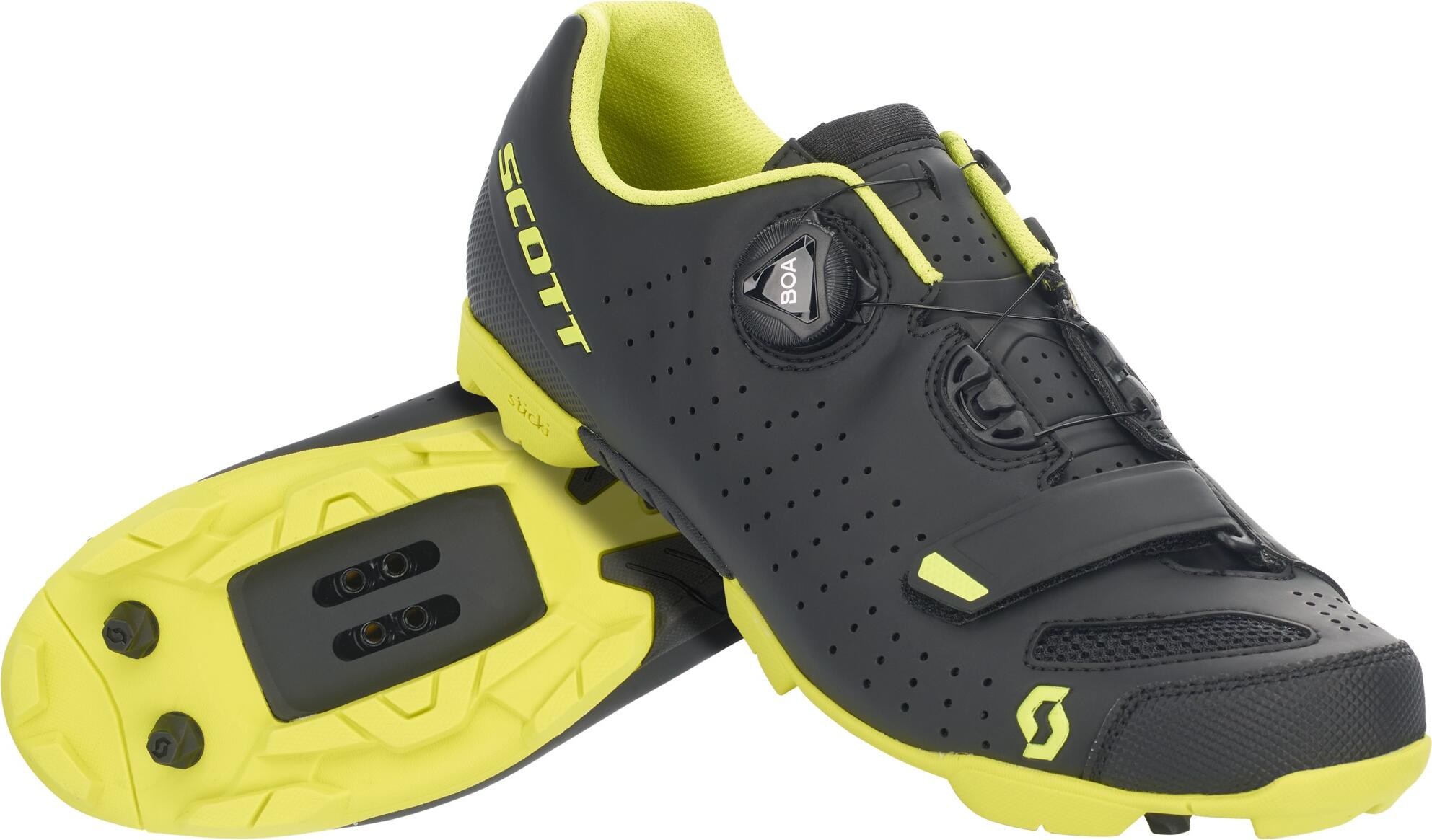 Scott Shoe Mtb Comp Boa matt black/sulphur yellow (5889) 46