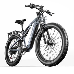 Shengmilo MX05 voksen elcykel 48V 17,5Ah SAMSUNG batteri elcykel med fede dæk, BAFANG motor 1000W, maksimal hastighed 40km/t