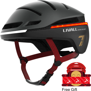 Livall EVO21 Hjelm L Black - Large 58-62 cm