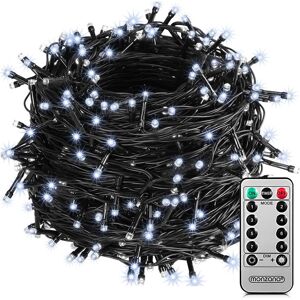 Deuba Fairy Lights Christmas Cold White 60m Fjernbetjening