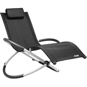 Deuba Ergonomisk Lounger Neapel - 170 X 75 X 82 Cm - Sort