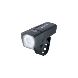 Sigma Sport AURA 25, Forlys, Sort, Plast, Silikone, IPX4, LED