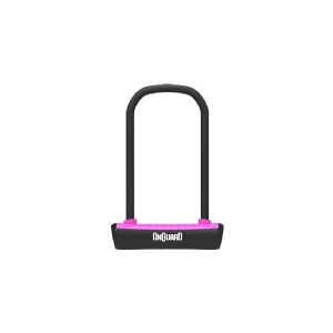 OnGuard cykellås ONGUARD NEON 8152PN U-LOCK - 115mm 292mm - håndtag + 2 x nøgler pink (NY)