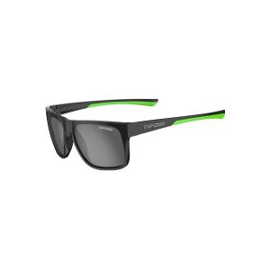 TIFOSI SWICK POLARIZED briller satin sort/neon (1 glas Smoke 15,4% lystransmission) (NY)