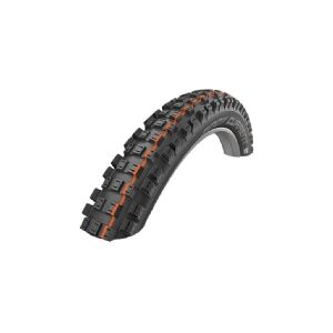 Schwalbe Eddy Current, 27.5, MTB, Slangeløst færdig dæk, Folding bead, Bjerg, Off-road, Sort, Orange