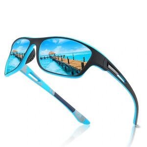 Polariserede Sportsbriller Solbriller Mænd Cykelbriller Kvinder Med Uv400 Beskyttelse Til Kørsel Løb Cykling Fiskeri Golf Solbriller