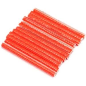 24 stk Cykelcykel Hjul Eger Reflektor Clips Refleks Strip Tube Orange