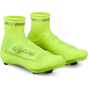 GripGrab RaceAero   Lightweight Summer Racing Bike Shoe Covers   Unisex Cycling Aero Overshoes / Gaiters for Time Trials and Cycling Races, yellow