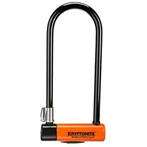 Kryptonite Evolution Series4 Long Shackle U-Lock Black/Orange, 10.2 X 29.2 X 1.4 cm