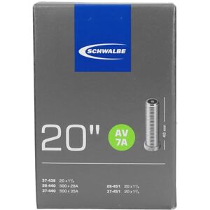 Schwalbe 20X1 1/8-1 3/8 (500X28A) Tube Schrader AV7A Black