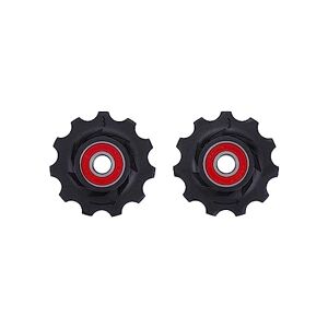 BBB Cycling Schaltrollen 11-T Kasette 11-Zähne 9- 10- 11-Fach Schaltwerk SRAM Campagnolo und Shimano Kompatibel für Rennrad und Urban Cycling RollerBoys Ceramic BDP-12