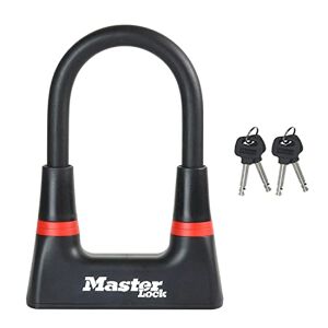 Master Lock Bügelschloss [Schlüsselschloss] [Zertifiziertes Fahrrad Schloss] 8278EURDPRO Ideal für Fahrräder
