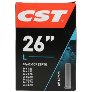 CST 071301 Bicycle Inner Tube – Black, 26 x 1.50/2.50 40/62-559 AV40 mm