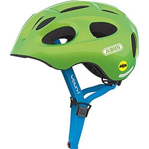 ABUS Youn-I MIPS Children's Helmet Bicycle Helmet for Children for Girls and Boys 38814 Green (Sparkling), Size M