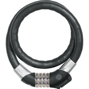 ABUS 59216-4 Steel-O-Flex Raydo Pro 1460/85 Black Bike Lock 85 cm